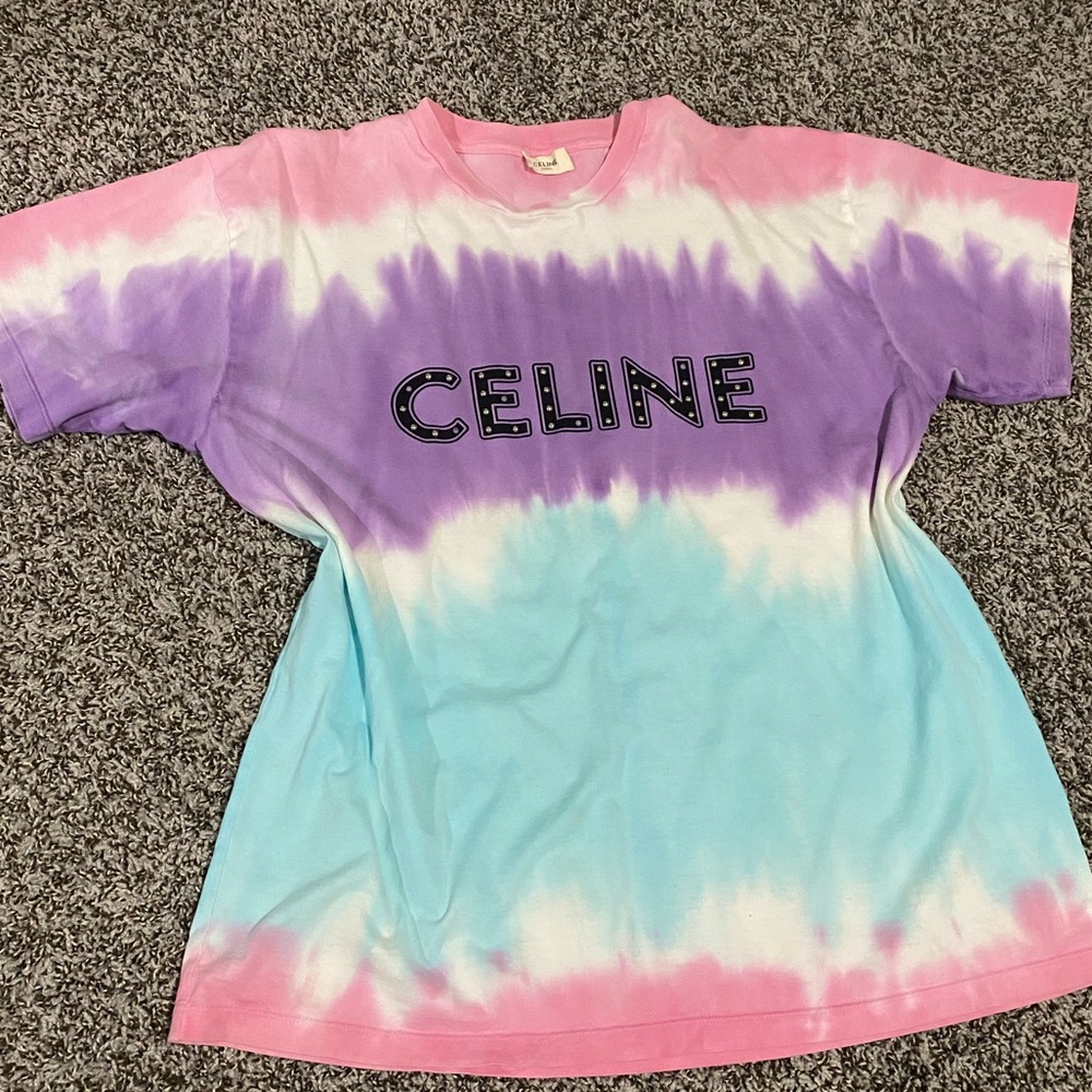 Trade! AUTHENTIC TIE-DYE CELINE SHIRT - Picture 14 of 14